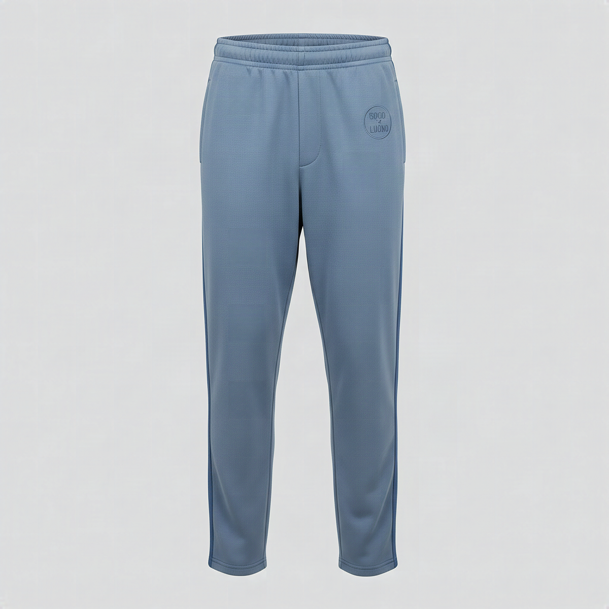 Pantalon de survêtement bleu pierre, vue de face